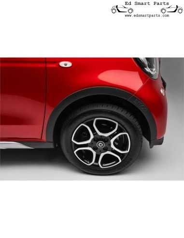 Ensemble complet de protections de passage de roue pour fortwo 453 ou forfour 453