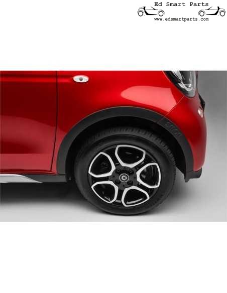 Conjunto completo de protetores de arco de roda para fortwo 453 ou forfour 453