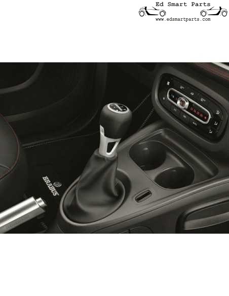 Smart Brabus 453 Transmissão manual Seletor de marchas Alavanca de câmbio para variante de 66 kW
