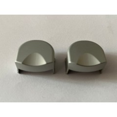 Jeu de 2 cache-vis de charnière d'origine pour le hayon vitré du coupé Smart Roadster.