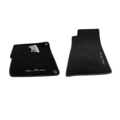 BRABUS ICE SHINE VELOURS floor mats, set of 2- Smart fortwo 451