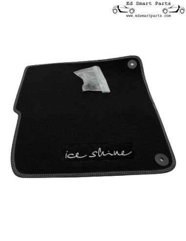 Tapetes BRABUS ICE SHINE VELOURS, conjunto de 2 - Smart fortwo 451