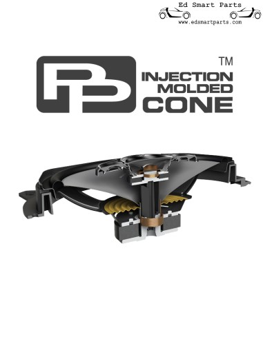 2-Way Component Car Audio Speaker System 350W Upgrade Kit
