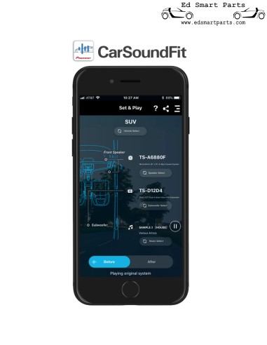 2-Way Component Car Audio Speaker System 350W Upgrade Kit