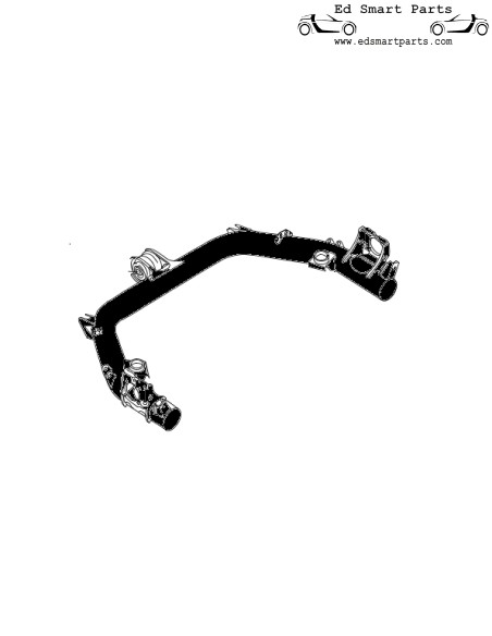 Tube d'essieu Smart Roadster complet Q0009850V003000000