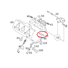 Dichtung Ölrücklaufleitung vom Turbolader zum Motor Smart Fortwo 450 & Roadster 452