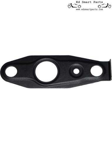 Junta do tubo de retorno de óleo do turbocompressor para o motor Smart Fortwo 450 e Roadster 452