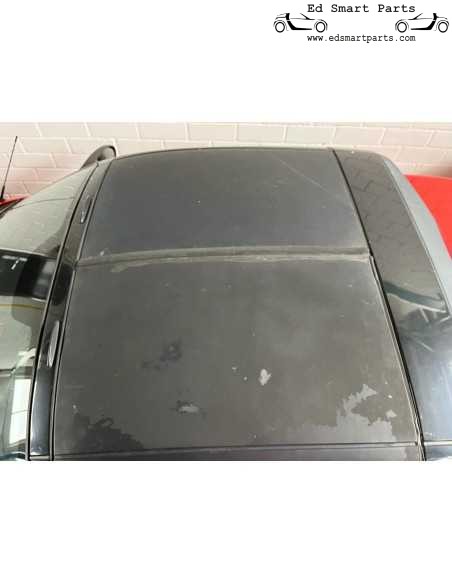 Smart Roadster Hardtop gebruikt getextureerd zwart mat redelijke staat