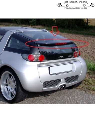 Spoiler traseiro do Smart Roadster Coupe