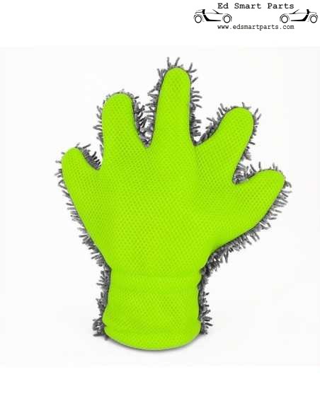 AutoStyle Doppelseitiger Autowaschhandschuh - Grau/Grün