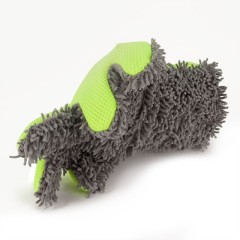 AutoStyle Double-Side Car Wash Mitt - Grey/Green 2