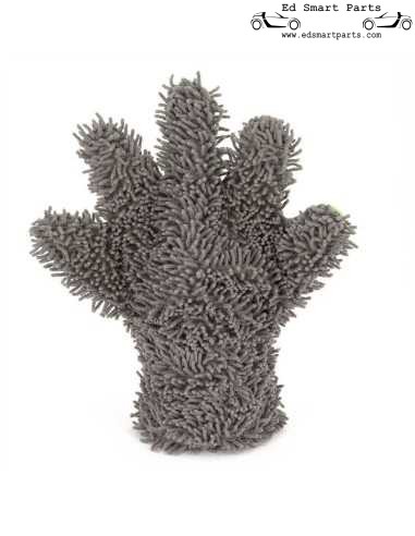 Guanto per lavaggio auto bifacciale AutoStyle - Grigio/Verde