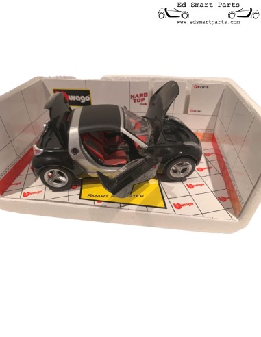 Smart Roadster Jack Nero Cabrio 1/18 Bburago