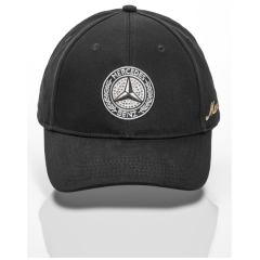 Casquette Mercedes Classic femme broderie Swarovski noire 2