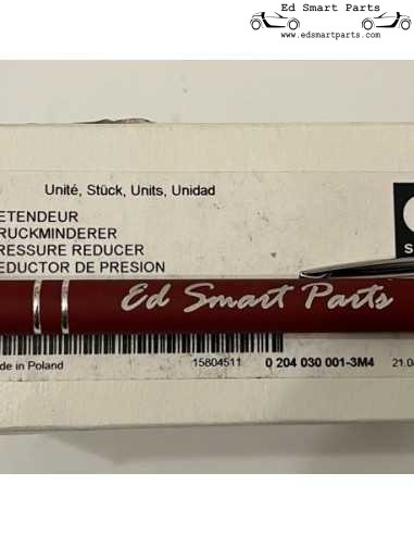 Réducteur de pression de frein arrière pour smart fortwo 450