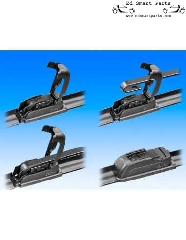Tergicristalli Flatblade Aerotwin Bosch (set anteriore) - 450 ForTwo