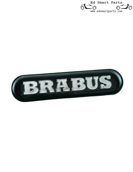 smart Brabus Front Badge decal black pre-facelift
