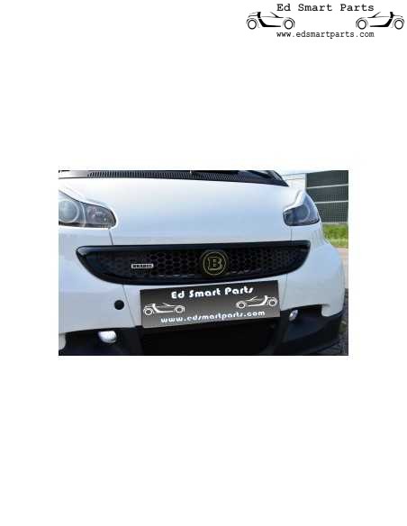 Smart Brabus Front Badge Aufkleber Facelift-Modell