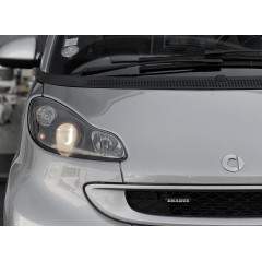 Autocollant de badge avant Smart Brabus noir pré-lifting