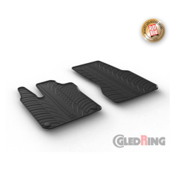 Gummifußmatten-Set passend für Smart ForTwo 451 2006-2014 (nur für Linkslenker)