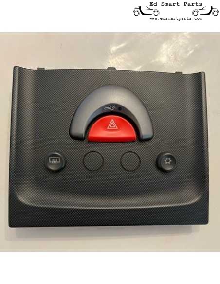 Smart Roadster (Coupe) switch panel safety island aircon Carbon