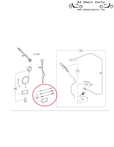 iPod® Integrationskit für die smart Bluetooth® Freisprecheinrichtung OEM A4518700096