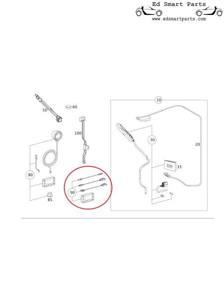 iPod® Integrationskit für die smart Bluetooth® Freisprecheinrichtung OEM A4518700096