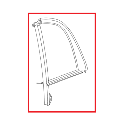 Pannello in vetro Smart ForFour lato destro OEM A4547350409