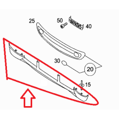 Q0013924V001C06B00 Smart 450 Brabus SPOILER ANTERIORE Fino alla data 6 febbraio 2002