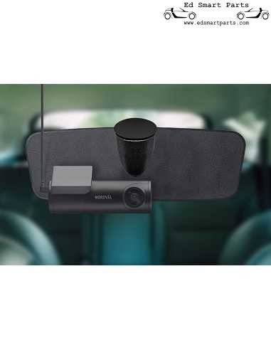 Caméra de tableau de bord Nordväl DC102-4K pour voiture, avant et arrière, 2 canaux, WiFi + GPS