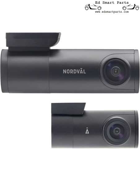 Caméra de tableau de bord Nordväl DC102-4K pour voiture, avant et arrière, 2 canaux, WiFi + GPS