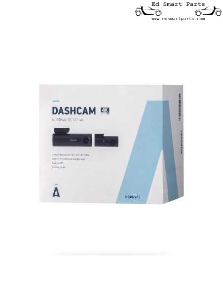 Nordväl DC102-4K Dashcam Auto Voor Achter 2CH WiFi + GPS