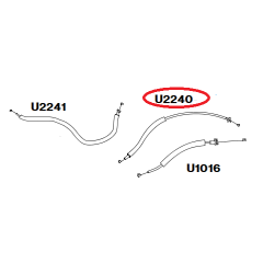 Control Cable Smart Roadster 452 HEATING SYSTEM
