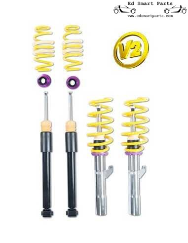 KW Gewindefahrwerk Variante 2 Inox für alle Smart 453 Modelle - Full Kit