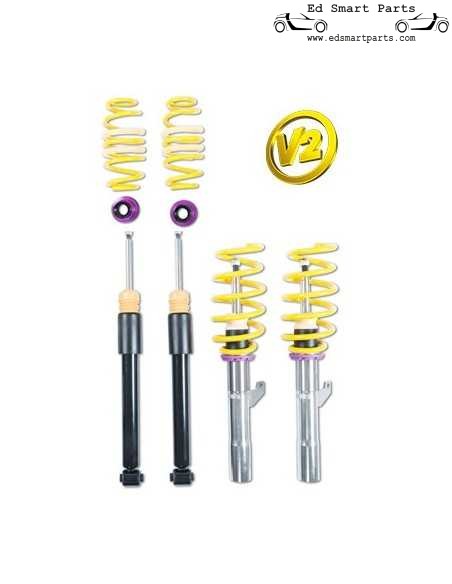 KW Coilover Variant 2 Inox pour tous les modèles Smart 453 - kit complet