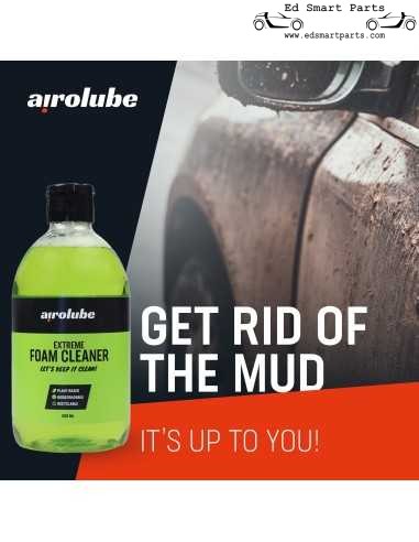 Airolube Extreme Foam Cleaner Shampoing pour voiture - 500 ml Bouchon rabattable