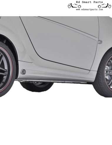 Smart ForTwo 451 Brabus zijskirt sierlijsten A4516700000