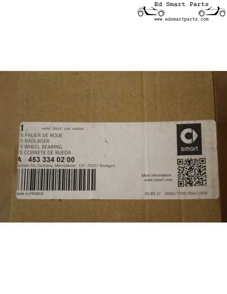 Kit de cojinetes de rueda delanteros originales Smart 453 FORTWO FORFOUR A4533340200