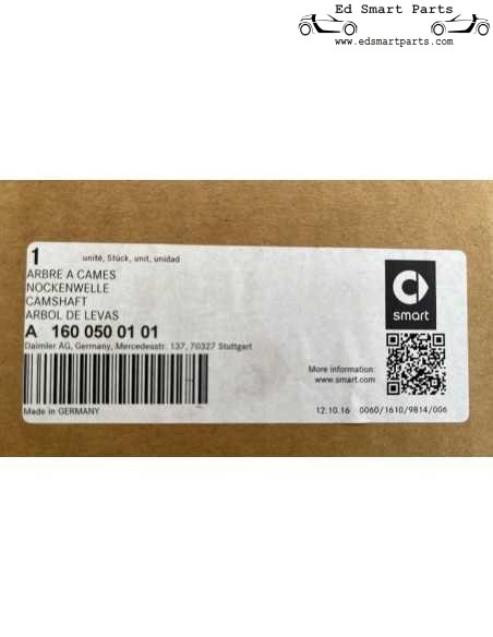 Albero a camme SMART originale Smart Roadster 452 e Fortwo 450 A1600500101