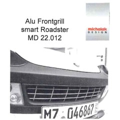 Griglia anteriore in alluminio Smart Roadster 452 Michalak Design