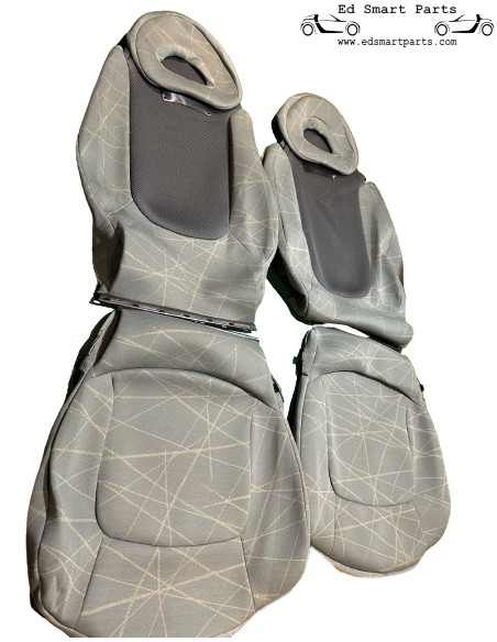 Used Smart Roadster 452 seat backrest cushion May Grey full set as new