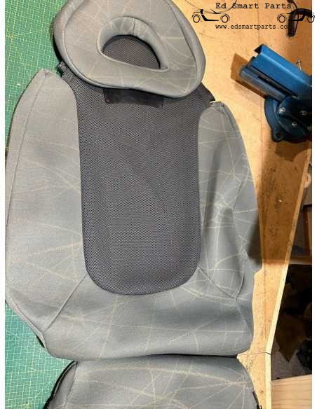 Cuscino schienale sedile Smart Roadster 452 usato May Grey set completo come nuovo