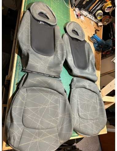 Cuscino schienale sedile Smart Roadster 452 usato May Grey set completo come nuovo