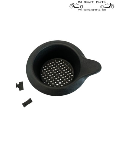 Cup Holder for seat of Smart Roadster 452 and ForTwo 450 including 2 clips