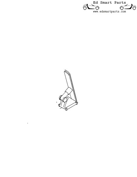Módulo del pedal del acelerador Smart ForTwo 450 LHD Q0012589V001000000