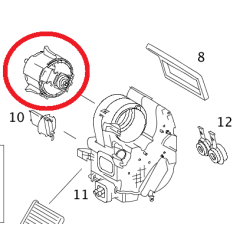 Nieuwe kachelventilatormotorventilator Smart Roadster 452