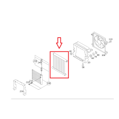 Genuine radiator Q0003428V007000000 Q0003428V006000000 smart crossblade / fortwo 450
