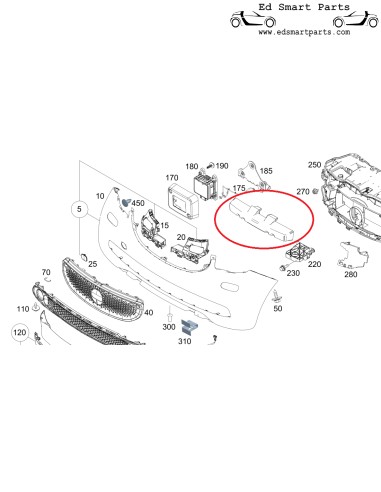 Amortiguador para Smart ForFour 453 15-17
