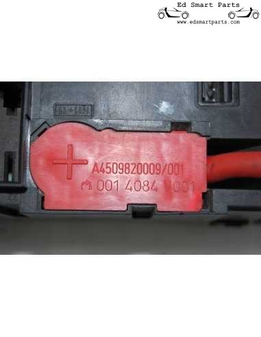 COVER JUNCTION, POSITIEVE KABEL SAM-eenheid voor elke 450/451 smart fortwo & 452 roadster