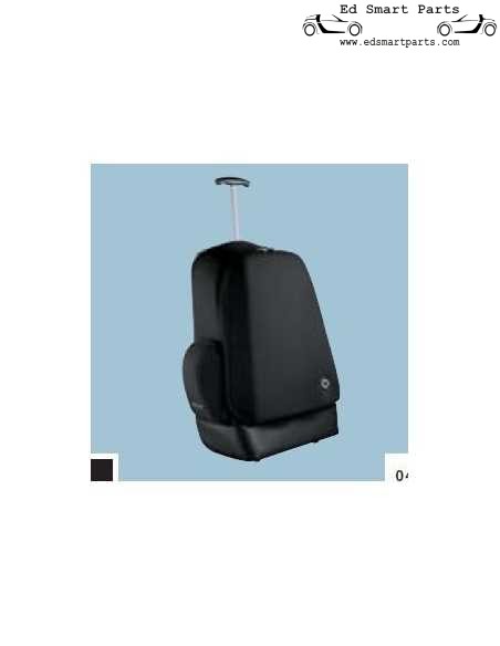 Original Smart Roadster Rucksack-Trolley aus der Smartware-Kollektion von 2006